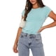 thumbnail image 1 of Camiseta de manga corta para mujer, Top corto básico de Color sólido, sencillo, informal, suave, combina con todo, ropa de calle de moda de verano, novedad de primavera, 1 of 5