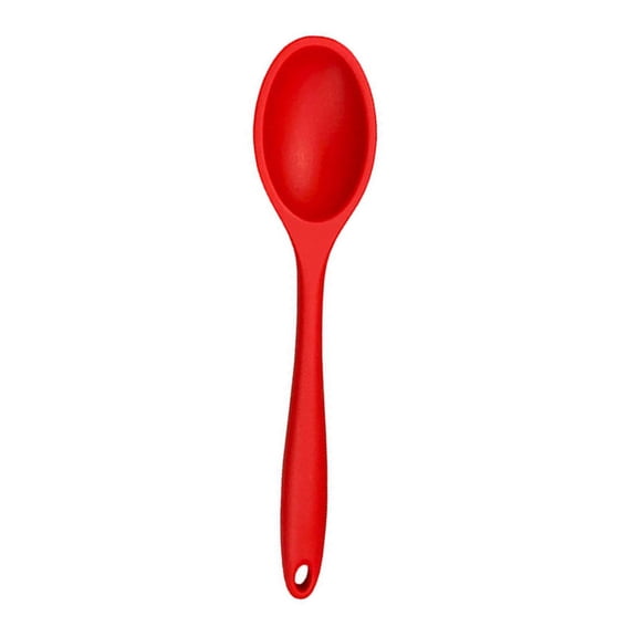 Silicone Kitchen Utensil Heat Resistant Spoon Long Handle Spoon Non Large Serving Spoon for Cooking and Serving