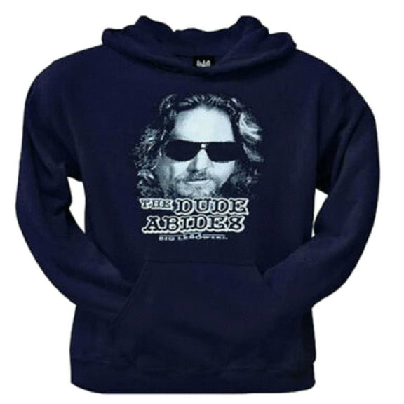 The Big Lebowski "The Dude Abides" Adult Unisex Hoodie Sweatshirt Size Small