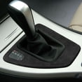 thumbnail image 4 of Suede Leather Car Gear Shift Panel Cover Trim for BMW 3 Series E90 E92 2005-2012, 4 of 7