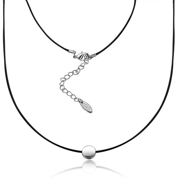 MAYUJIAA ROMAD Fashionable Women Lady Necklace Platinum Plating Extended Chain Jewelry (Round) SS311-46114