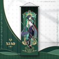 thumbnail image 1 of Genshin Impact Wanderer Tarot Poster Cosplay Anime Genshin Xiao Raiden Shogun Kazuha Zhongli Scroll Canvas Hanger Gifts, 1 of 5