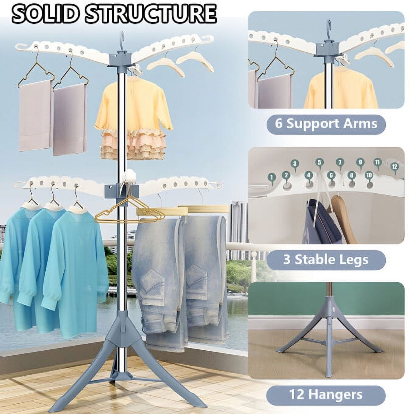6 arm adjustable drying rack walmart hotsell