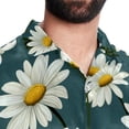 thumbnail image 5 of Daisy Men's Casual Hawaiian Button Down Short Sleeve Summer Beach Printed Shirt, 5 of 6