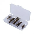 thumbnail image 2 of Treble Hooks 50pcs Mixed Fishing Hook Three Anchor Hook Set Triple Fishing Hook Set Treble Hooks Fishing Tackle 50pcs/Box Fishing Hook Sharpened Treble Hook 5 Sizes 2/4/6/8/10, 2 of 7