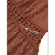 thumbnail image 3 of Vestido Corte A con Escote en V Color Rojo Ladrillo M, 3 of 10