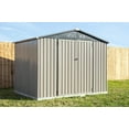 thumbnail image 2 of COVER-IT Metal Outdoor Lockable Storage Shed for Backyard Storage, 8' x 6', 2 of 6