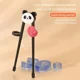 thumbnail image 4 of Palillos de animales de dibujos animados para niños, lindos palillos de aprendizaje elemental con forma de oso panda, vajilla de entrenamiento para bebés y niños, palitos de comida, 4 of 6