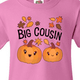 thumbnail image 4 of Inktastic Big Cousin Pumpkins with Fall Leaves Youth T-Shirt, 4 of 5
