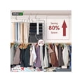thumbnail image 3 of 1pc/2pcs/3pcs Multi-layer Foldable Hanging Pants Storage Rack, Fashionable And Simple Green Stainless Steel Multi-functional, Foldable With Anti-slip, 3 of 5