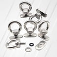 thumbnail image 2 of ACDANC Kayak Track Mount Accessories 6 Pack,Stainless Steel Tie Down Eyelet Rail System for Kayak Canoe Boat Trailer Sailboat, 2 of 7