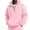 5# Pink, variant on Men Quarter Zip Hoodie Fleece Lightweight Mens Half Zip Pullover Long Sleeve Drop Shoulder Hooded Sweatshirt Pink L