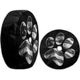 thumbnail image 3 of Foruidea Paws Us American Flag Spare Tire Cover Dust-Proof Wheel Tire Cover Fit Trailer, RV, SUV and Many Vehicle, 3 of 10