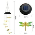 thumbnail image 4 of Dvkptbk Wind Chimes LED Solar Charging Color Changing Wind Chime Lamp Courtyard Garden Decoration Home Decor on Clearance, 4 of 4
