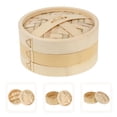 thumbnail image 4 of MasteelfCA 1 Set Kitchen Bamboo Food Steamer Premium Food Steamer Durable Food Steamer, 4 of 7