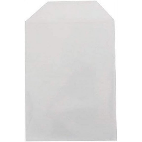 StarTechDeals 200 Clear CPP Plastic DVD Sleeves with Flap for 14mm DVD Box Artwork & Disc 80 Micron