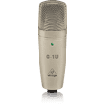 thumbnail image 1 of Micrófono Behringer C-1U Condensador Cardioide Dorado Behringer C-1U, 1 of 2
