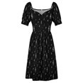thumbnail image 5 of Robe Sans Manches à Motif clef notes de Musique Vêtements Robe Longue pour Femmes Robes pour Occasions Spéciales, 5 of 5