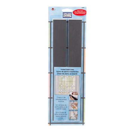 Gallery Glass Redi Lead - Gallery Glass Redi-Lead Simulated Leading Strips. Value Pack 72 feet