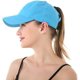 thumbnail image 5 of Gorra de béisbol para mujer con cola de caballo cruzada, ajustable, de secado rápido, 5 of 7