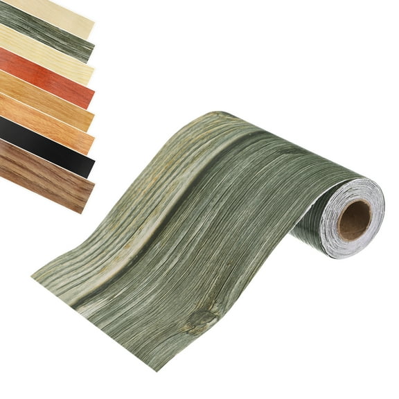 Uxcell Wood Grain Tape 4.72" x 33Ft Wood Grain Repair Tape Wood Colored Tape Repair Patch Grey Oak