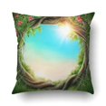 thumbnail image 1 of RYLABLUE Enchanted Dark Forest At The Spring Pillowcase Pillow Cushion Cover 16x16 inch, 1 of 1