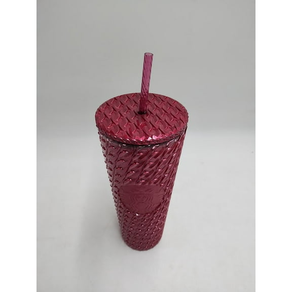 Starbucks Chain Link Burgundy Red 24 Ounce Venti Tumbler