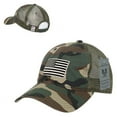 thumbnail image 2 of Ripstop Trucker Cap, USA Flag, Woodland, 2 of 3