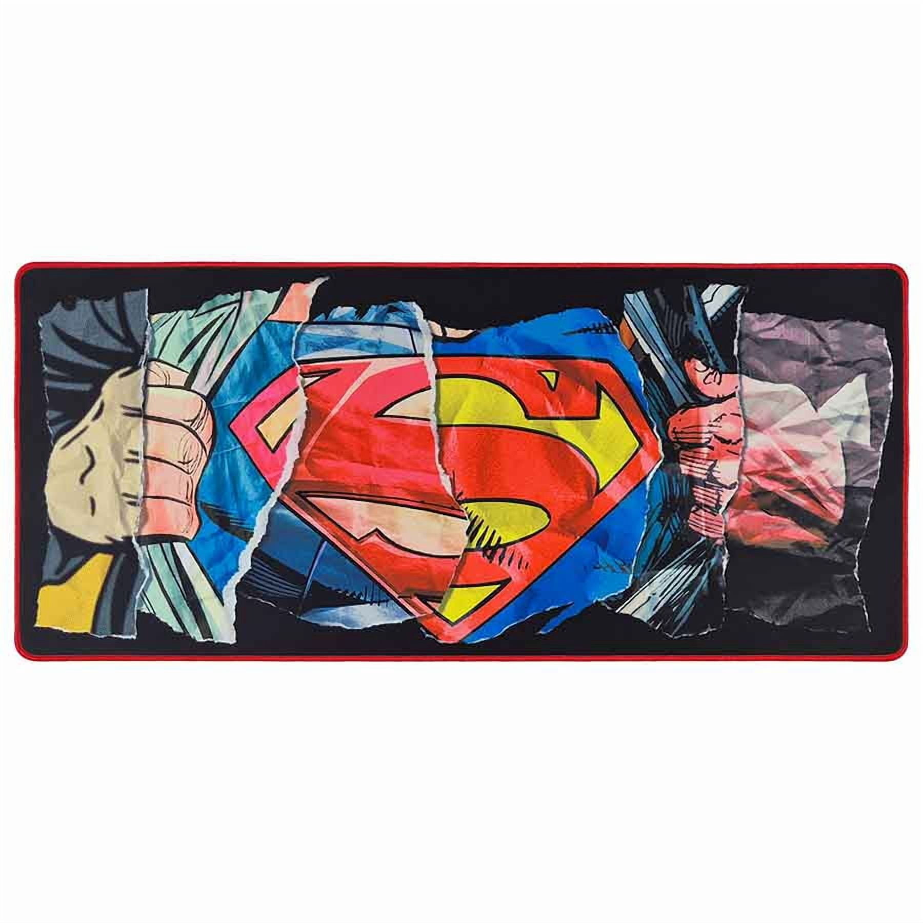 Subsonic - Superman XXL Mouse Pad 90 x 40 cm - Desk Pad with Non-Slip Base, Gaming Mouse Pad - Officially Licensed