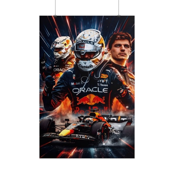 Max Verstappen Formula 1 Red Bull Racing Iconic Motorsport Wall Decor Size 24x36 Unframed Poster