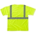 thumbnail image 2 of Ergodyne GloWearÂ® 8289 Type R Class 2 T-Shirt, Lime, S, 2 of 2