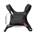 thumbnail image 6 of Sports Chest Bag for Men & Women, Lightweight Running Vest Bag with Phone Holder, Water-Repellent Wear-Resistant, for Workouts, Skiing, Cycling, Hiking, 6 of 7