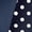 Navy Blue, variant on Women's Bow Ties Polka Dots Ribbon Shirt Collar Decoration Brooch Pin Black