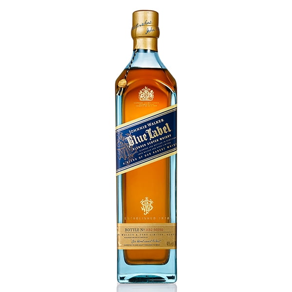 Whisky Johnnie Walker Etiqueta Azul 750 Ml Diageo Tipo: Blended; Tiempo en barrica: 25