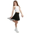 thumbnail image 4 of Sweet Hearts Girls' Skater Skirt - High Waist Stretch Crepe Uniform Skirt: Made in USA (Sizes: 5-18), 4 of 7