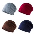 thumbnail image 6 of Popvcly Cotton Slouchy Beanie Hip-Hop Soft Lightweight Running Beanie Adult Dwarf Hats Chemo Cap for Men Women, 6 of 6