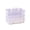 White#1, variant on RBCKVXZ 4-Tier Clear Storage Bins, Stackable Carry Storage Box Container, Plastic Lidded Organizer Case With Handle for Beads, Arts & Crafts, Sewing, Office Supplies
