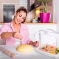 thumbnail image 3 of Phenofice 1Pcs Cake Container Plastic Double-opening Design Dessert Display Tray for Baking, 3 of 6