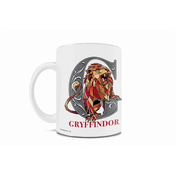 Harry Potter (Gryffindor Emblem) 11 oz White Ceramic Mug WMUG1185