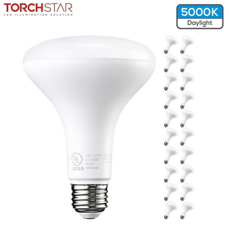 

TorchStar 20 Pack Dimmable BR30 LED Bulb for Bedroom Kitchen Dining Room 8W (65W Equivalent) E26 Medium Base 5000K Daylight