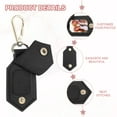 thumbnail image 4 of 4pcs Custom Leather Photo Keychain Personalized Picture Key Chain, Black, 4 of 7