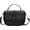Black, variant on Crossbody Bag for Women, Small Flap Saddle Purse with Top Handle, Vegan Leather