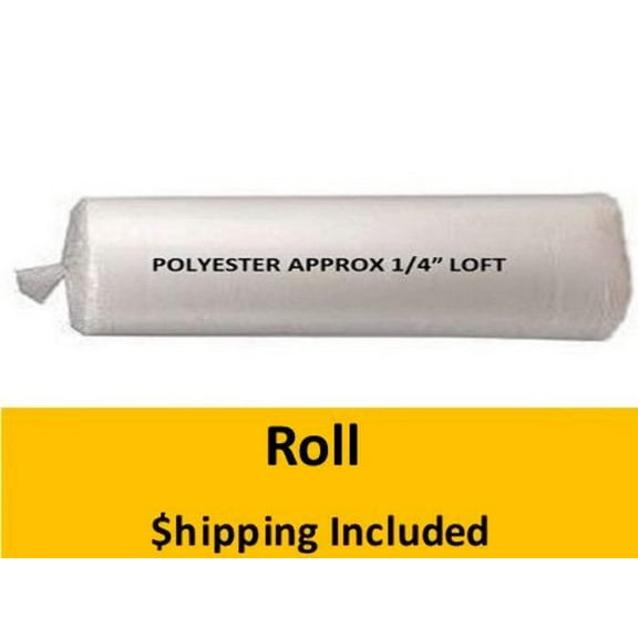 BY2096 Hobbs Polyester Batting by the Roll (Queen 96 in x 10 yds) shipping included*