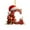 C, variant on Red Initials Christmas Ornaments for Tree 26 Letters Christmas Hanging Decorations for DIY Crafts Xmas Home Decor Personalized Gnomes Decorative Monogram Pendants with Santa Hat(M)
