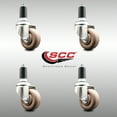 thumbnail image 2 of 3 Inch 316SS High Temp Glass Filled Nylon 1-3/8 Inch Expanding Stem Caster Set, 2 of 2