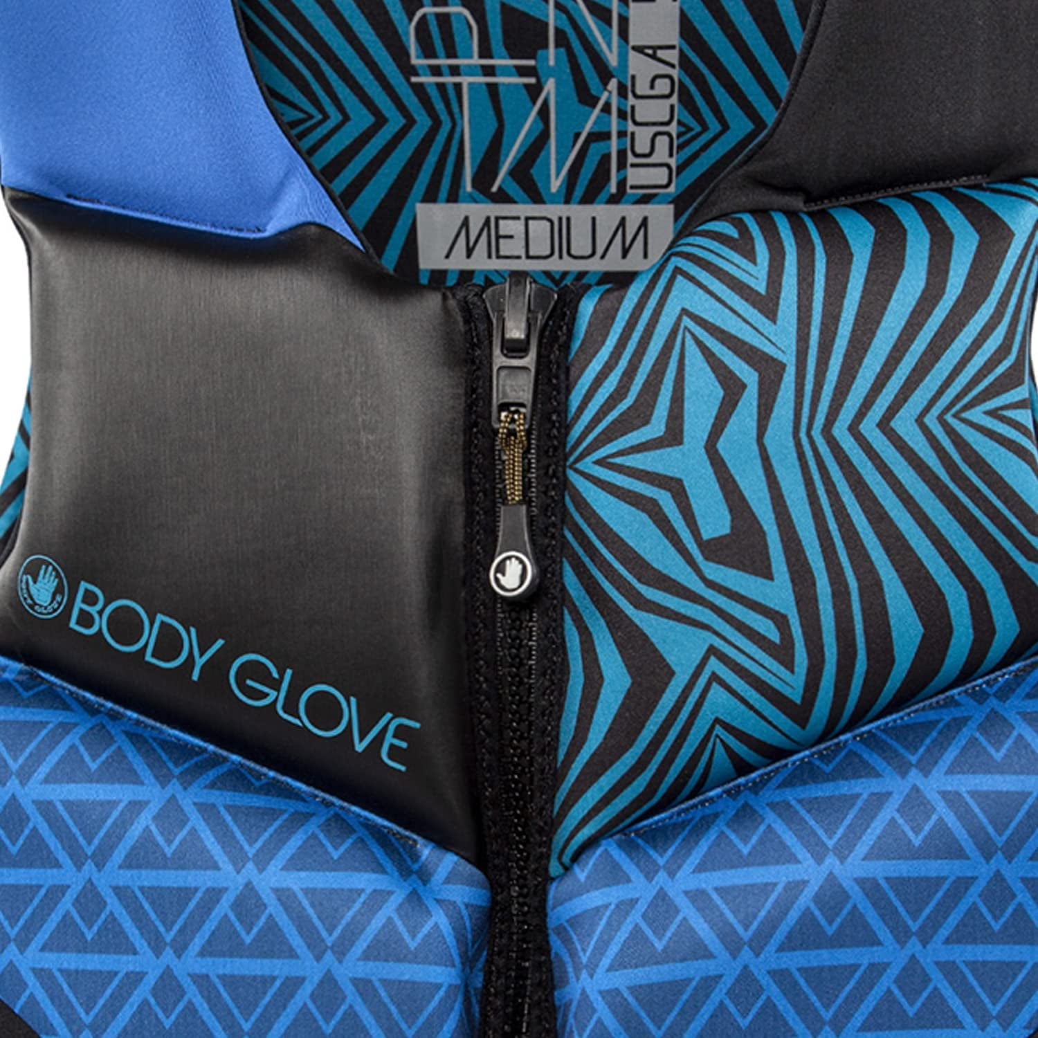 Body Glove Phantom Men's PFD Adult Life Jacket, Medium, Blue