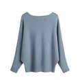 thumbnail image 1 of Yuyuzo Womens Loose Sweaters Long Sleeve Round Neck Knitwear Tops Winter Fall Casual Solid Color Sweaters, 1 of 5