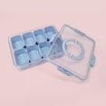 thumbnail image 4 of Cook With Color Sparkle Snack Box Food Storage Container - Blue, 4 of 5