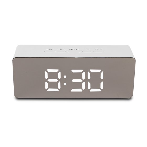 TSV Alarm Clock Large Digital LED Display Portable Modern ...