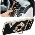 thumbnail image 2 of Case for Google Pixel 7,[Built-in Rotatable Magnetic Kickstand] Plating Edge Soft TPU Slim Drop Protection Shockproof Phone Case for Google Pixel 7 5G,6.3 inch 2022 (Black), 2 of 14